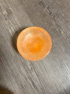 Polished Peach Selenite Bowl – Transformation, Protection, & Visualization