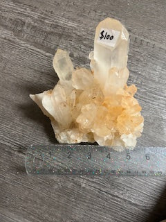Clear Quartz Cluster Slab – Vitality, Visualization, & Healing
