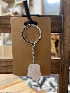 Crystal Keychain - Rose Quartz