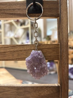 Crystal Keychain - Light Amethyst