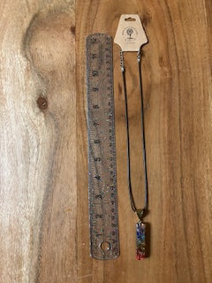 Crystal Necklace - Polished Resin Chakra