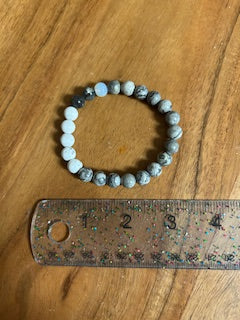 Crystal Bracelet - Opal & Stone