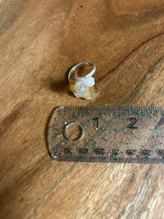 Crystal Ring - Dark & Light Citrine