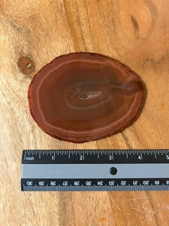 Red Agate Slice – Harmony, Prosperity, & Passion