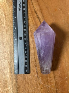 Light Polished Amethyst Dragon Tooth – Grounding, Healing, & Inner Power