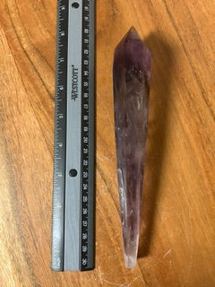 Medium Polished Amethyst Dragon Tooth – Grounding, Healing, & Inner Power