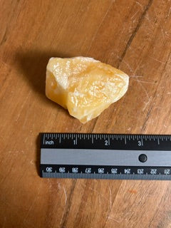 Small Orange Calcite Piece – Prosperity, Calm & Rooted Connection