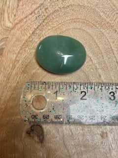 Small Green Fluorite Palm Stone – Healing, Visualization, & Grounding