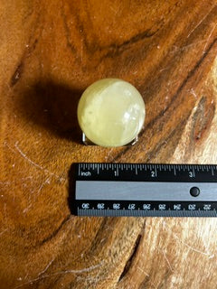 Small Light Yellow Citrine Sphere – Ancient Wisdom, Calm, & Rooted Connection