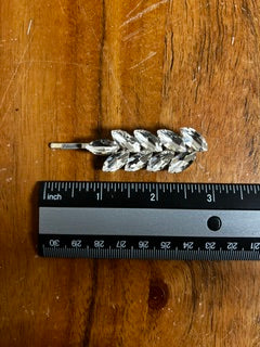 Silver Metal Floral Hairpin