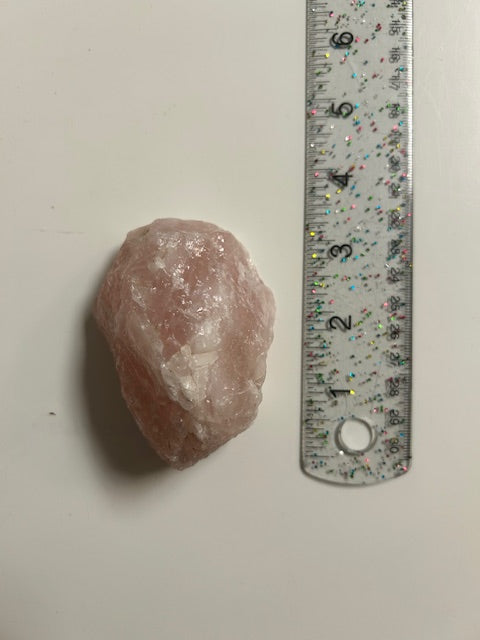 Medium Rough Rose Quartz Block – Love, Compassion & Heart Chakra Healing