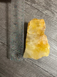 Yellow Quartz Slab – Harmony, Knowledge, & Healing