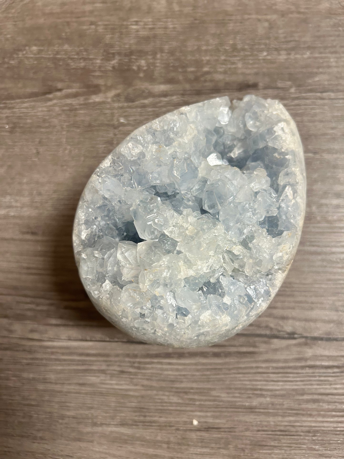 Raw Celestite Geode – Hope, Peace, & Balance