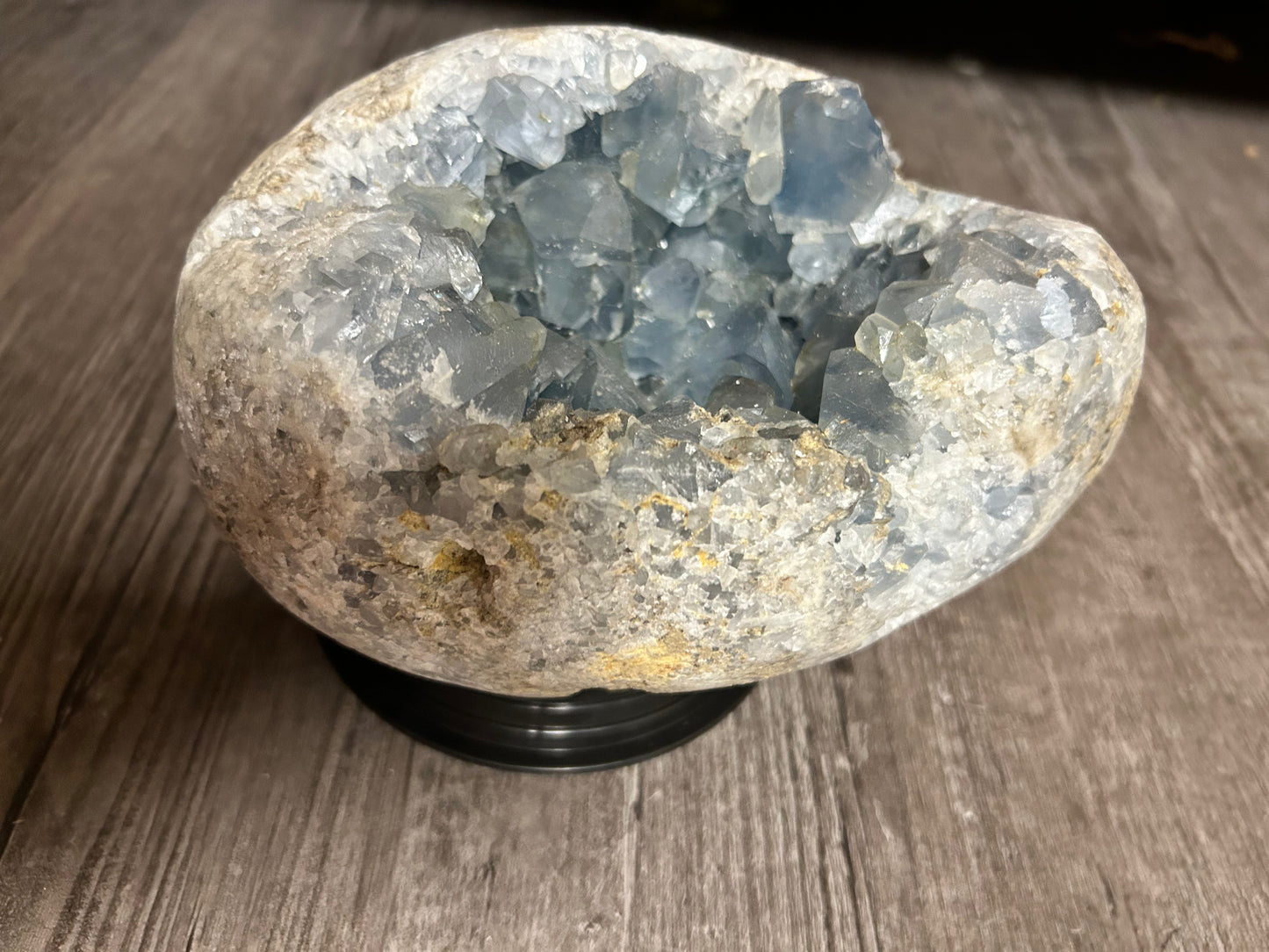 Raw Celestite Geode – Hope, Peace, & Balance