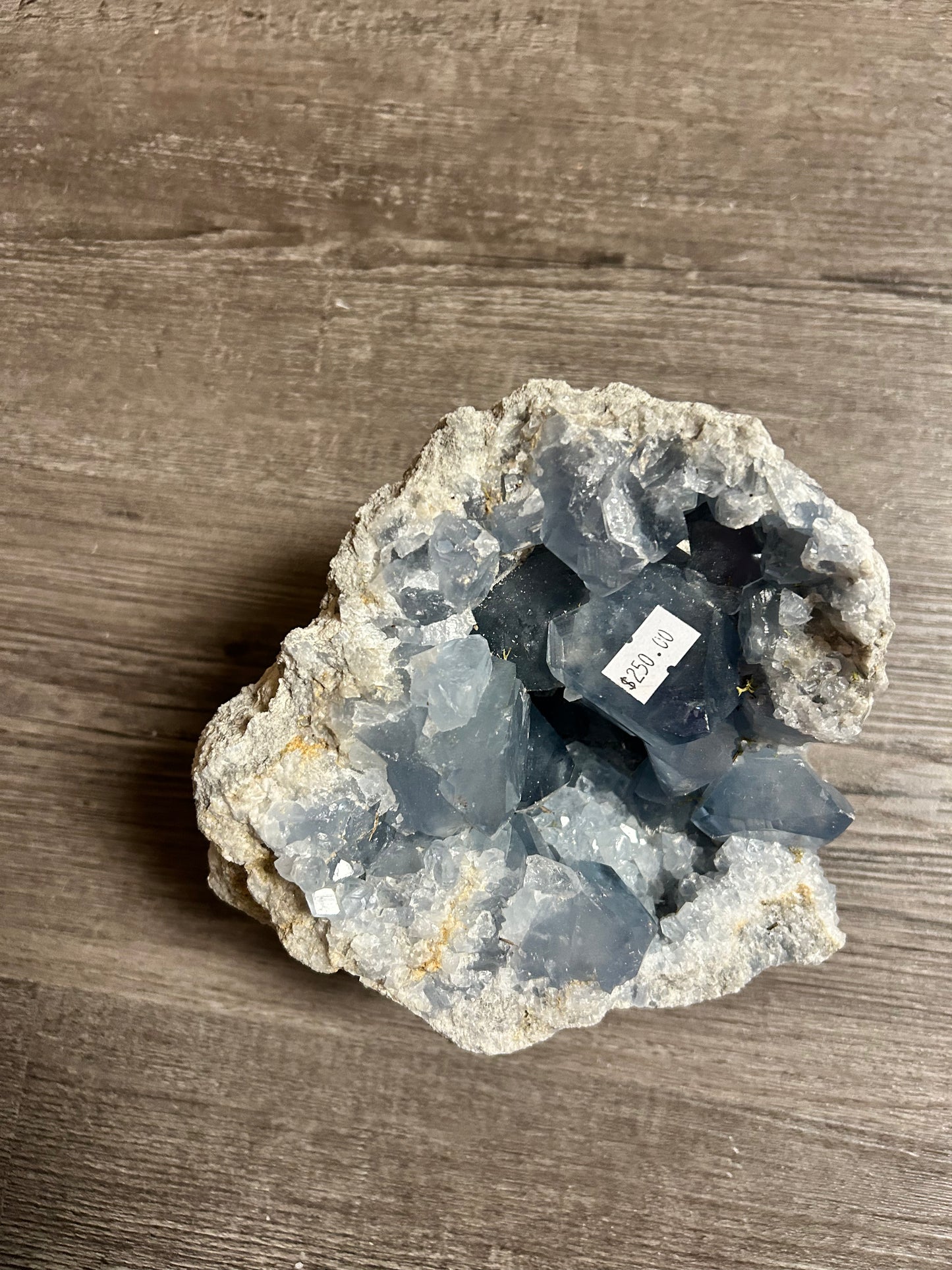 Raw Celestite Geode – Hope, Peace, & Balance