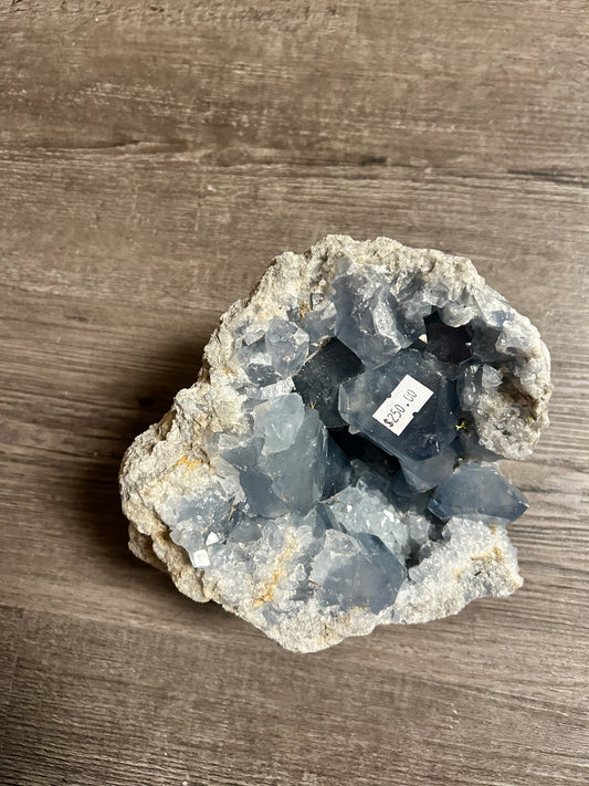 Raw Celestite Geode – Hope, Peace, & Balance