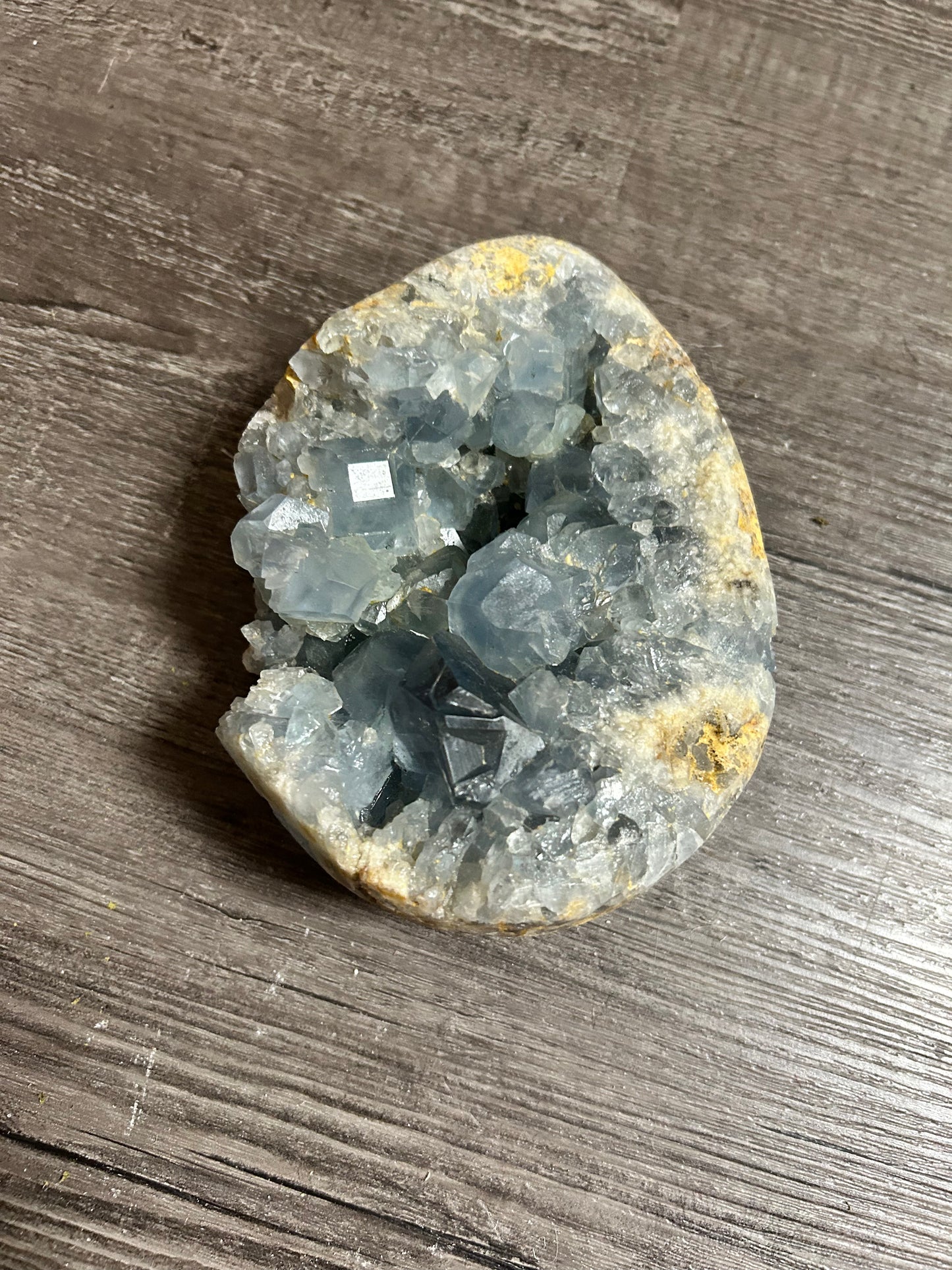 Raw Celestite Geode – Hope, Peace, & Balance