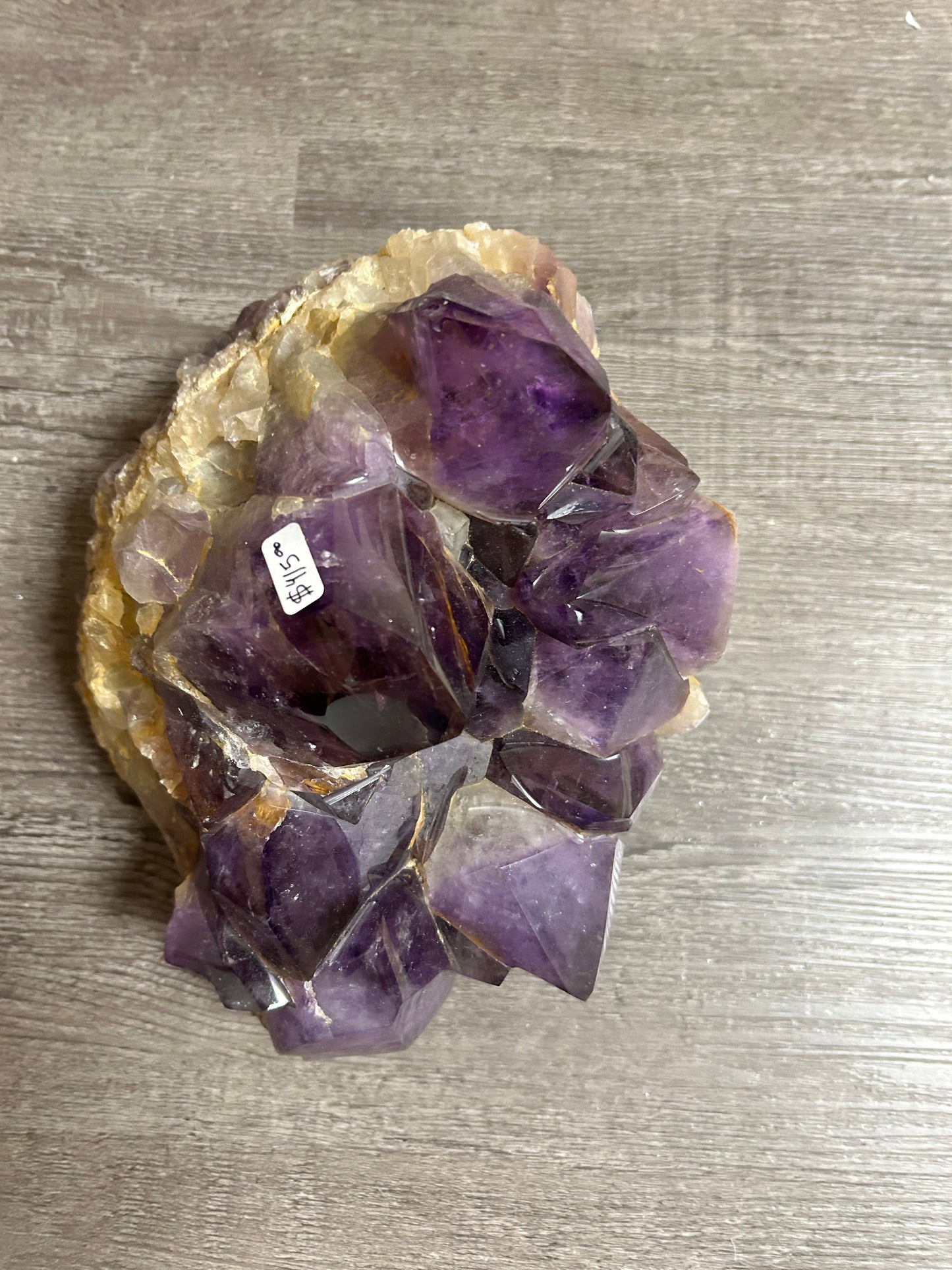 Polished Amethyst Cluster – Protection, Healing & Inner Power