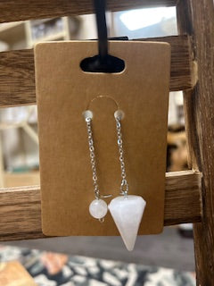 Crystal Pendulum - White Quartz