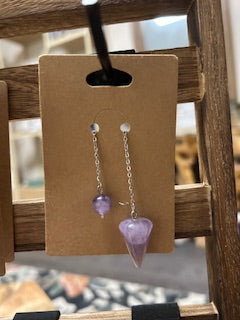 Crystal Pendulum - Light Amethyst