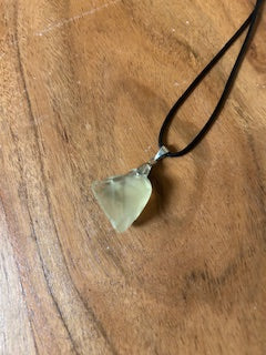 Crystal Necklace - Raw Light Citrine Piece