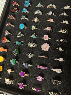 Crystal Rings - Assorted Crystal Pack