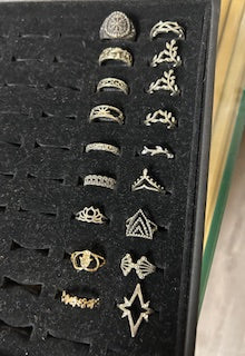 Metal Rings - Assorted Metal Pack