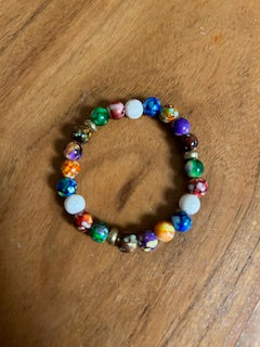 Crystal Bracelet - Rainbow Beads