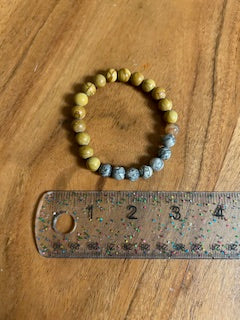 Crystal Bracelet - Brown Jasper & Stone