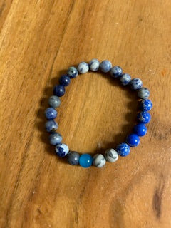 Crystal Bracelet - Blue Lapis