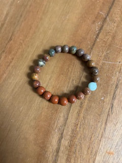 Crystal Bracelet - Jasper & Sandstone