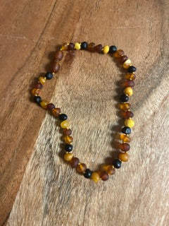 Crystal Necklace - Amber Baby Teething
