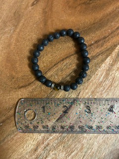 Crystal Bracelet - Lava Rock & Tiger's Eye