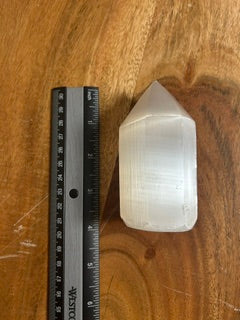 Small Selenite Tower – Vitality, Renewal & Elemental Connection