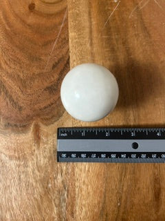 Small White Quartz Sphere – Clarity, Calm, & Visualization