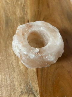 Large Pink Himalayan Salt Candle Holder – Protection, Balance, & Serenity