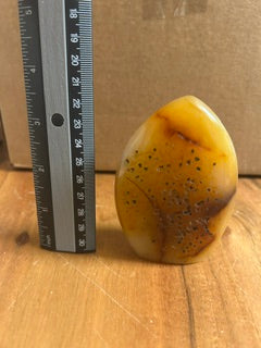 Multicolored Agate Flame – Harmony, Knowledge, & Growth