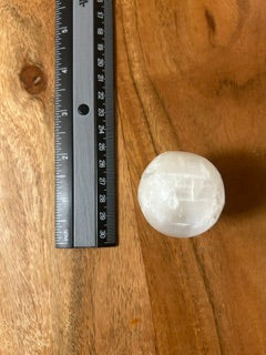 XS Selenite Sphere – Vitality, Renewal & Elemental Connection