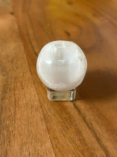 XS Selenite Sphere – Vitality, Renewal & Elemental Connection