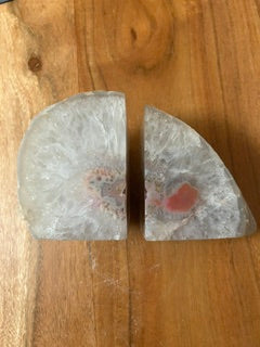 Multicolored Quartz Bookends – Calm, Self Love, & Spiritual Energy