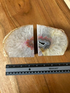 Multicolored Quartz Bookends – Calm, Self Love, & Spiritual Energy