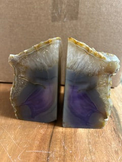 Multicolored Quartz Bookends – Calm, Self Love, & Spiritual Energy