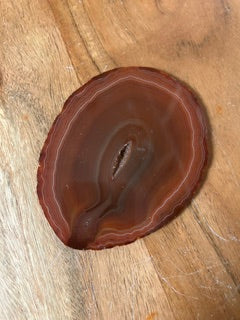 Red Agate Slice – Harmony, Prosperity, & Passion