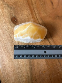 Layered Raw Citrine Point – Ancient Wisdom, Calm & Rooted Connection
