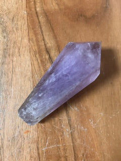 Light Polished Amethyst Dragon Tooth – Grounding, Healing, & Inner Power