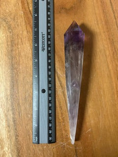 Small Polished Amethyst Dragon Tooth – Grounding, Healing, & Inner Power