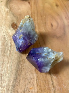 Dark Raw Amethyst Points – Protection, Healing, & Inner Power
