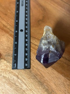 Dark Raw Amethyst Points – Protection, Healing, & Inner Power