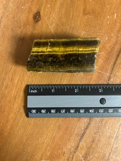 Small Tiger's Eye Slab – Strength, Protection & Passion