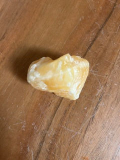 Small Orange Calcite Piece – Prosperity, Calm & Rooted Connection